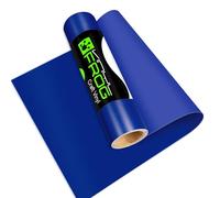 VINYL FROG Rotolo di vinile autoadesivo permanente blu opaco 30,5 cm x 3 m vinile artigianale per tazze, finestre, decorazioni per la casa