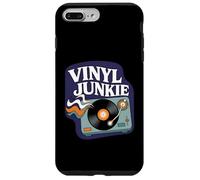 Vinyl Junkie Retro Turntable Record Collector Music Lover Custodia per iPhone 7 Plus/8 Plus