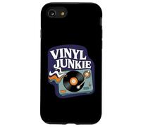 Vinyl Junkie Retro Turntable Record Collector Music Lover Custodia per iPhone SE (2020) / 7/8