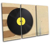Vinyl Record Musical TREBLE TELA parete arte foto stampa