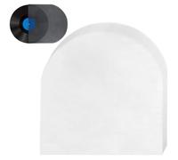 Vinyl Record Sleeves - 50 Pcs Album Protective Sleeves | Anti-Static Round