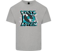 Vinyl Records Lover Decks Turntable DJ Uomo Cotton T-Shirt Tee Top