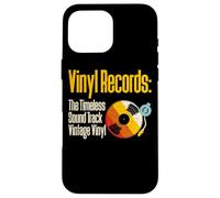 Vinyl Records The Timeless Sound Track Vintage Vinile Custodia per iPhone 16 Pro Max
