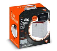 Vinyl Tonic: 12" Silver Lp Storage Case With Microfibre Cloth (Custodia & ...