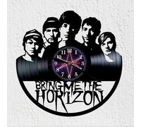 VinyWoody Orologio a disco vinile silhouette BMTH deathcore decorazione black...