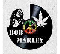 VinyWoody Orologio da parete a disco in vinile Bob Marley pace reggae decoraz...
