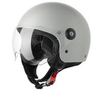 VINZ Duoro Casco Scooter / Moto Donna E Uomo | nelle taglie dalla XS-XXL | Jet con Visiera | Certificato ECE 22.06 | Disponibile in diversi colori - Grigio opaco
