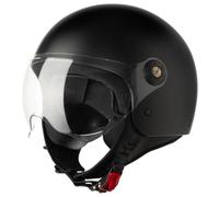 VINZ Duoro Casco Scooter / Moto Donna E Uomo | nelle taglie dalla XS-XXL | Jet con Visiera | Certificato ECE 22.06 | Disponibile in diversi colori - Nero opaco