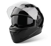 VINZ Kennet Casco Integrale con Visiera Parasole | Casco Moto / Scooter Donna E Uomo | nelle taglie dalla XS-XXL | Certificato ECE 22.06 | Disponibile in diversi colori