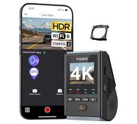 VIOFO A119M Pro 4K HDR Mini Dashcam per Auto con CPL, Wi-Fi 6 e GPS Fotocamera per Auto Anteriore con STARVIS 2, Comando Vocale e Riproduzione Vocale, Visione Notturna 2.0, Modalità di Parcheggio con