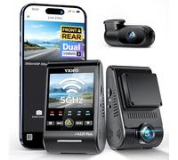 VIOFO A229 Plus 2K + 2K Dual STARVIS 2, dash cam anteriore e posteriore HDR, controllo vocale e fotocamera per auto WiFi Wi-Fi da 5 GHz, GPS ultra preciso, visione notturna eccellente 2.0