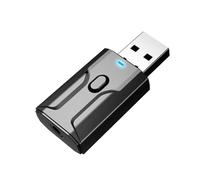 Viojrlly USB Bluetooth 5.0 Adattatore, 2 in 1 Ricevitore Bluetooth Trasmettitore, Mini Adattatore Wireless Audio Portatile per TV/PC/Cuffie/Autoradio/Stereo/Sistema Audio Domestico