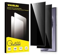 Viojrlra Privacy Pellicola Protettiva per Samsung Galaxy S24 Ultra Vetro Temperato Anti-Spy, Durezza 9H Ultra Resistente Anti Graffio Anti-Impronte Pellicola Prottetiva, Senza Bolle, HD, Pacco da 2