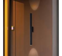 Viokef Applique da esterni LED City, altezza 60 cm, nera, metallo Viokef