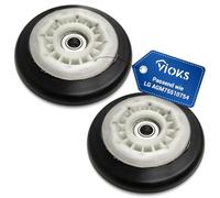 VIOKS 2 ruote per tamburo di ricambio per LG AGM75510754, ruote con cuscinetto a sfera interno Z809, in asciugatrice