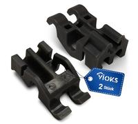 VIOKS 2 x cuscinetti per set di cestelli inferiori di ricambio per Whirlpоol 481010600198 481253578098 Indesit C00314875 supporto per cestello inferiore per piatti, spine pieghevoli in lavastoviglie