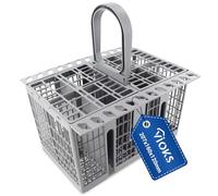 VIOKS Cestino per posate per lavastoviglie, 3 pezzi, ricambio per Whirlpоol Bаuknеcht 488000386607 Indesit Hotpoint C00386607 - Portaposate per lavastoviglie e cestelli per lavastoviglie