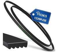 VIOKS Cinghia trapezoidale 1239PJ5E di ricambio per lavatrice Whirlpool 481235818214