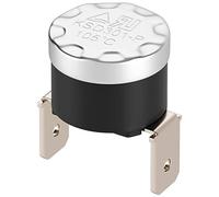 VIOKS Klixon - Interruttore termico, 105 °C, 250 V, 10 A, ricambio per KSD301-P NC, scatto fisso Faston, interruttore di temperatura bimetallico, termostato con marcia fissa per elettrodomestici