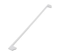 VIOKS Listello di supporto in vetro bianco di ricambio per Beko 4851900100 766251345, listello decorativo anteriore per piano in vetro superiore in frigorifero, congelatore