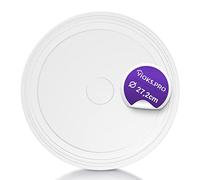 Vioks.pro Piatto girevole per forno a microonde, 272 mm, in vetro, universale, per Whirlpool 480120101083, bianco