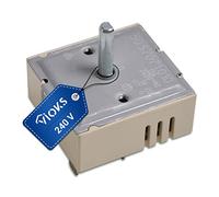 VIOKS Regolatore di energia 1 cerchio di ricambio per EGO 50.57071.010 per AEG 315078824/2 piano cottura con forno/pulsanti e interruttori per forni e fornelli