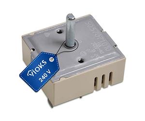 VIOKS Regolatore di energia 1 cerchio di ricambio per EGO 50.57071.010 per AEG 315078824/2 piano cottura con forno/pulsanti e interruttori per forni e fornelli