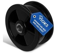 VIOKS Rotella di ricambio per asciugatrice AEG Elеctrolux 1250125034 | Rullo tenditore per cinghia, sostituisce 125012503/4 8581250125037, per asciugatrice a condensa