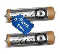 VIOKS Set di 2 batterie da 1,2 V 1100 mAh di ricambio per Panasonic WER160L2506 WER1411L2508 WER160L2504 ER160 ER161 ER1511 ER1610 ER389 per batterie di ricambio per tagliacapelli è adatto anche come