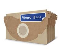 VIOKS Set di 5 sacchetti per aspirapolvere di ricambio per Kärchеr 6.904-322.0 Kärchеr Sacchetti per aspirapolvere industriali Kärchеr WD2