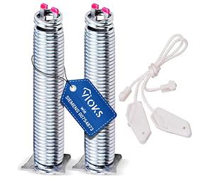 VIOKS Set di cerniere per porta Siеmens 00754873-2 molle rosa con cavo per lavastoviglie Bosch - Molla porta Siеmens lavastoviglie
