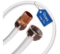 VIOKS Tubo di alimentazione per lavatrice, prolunga tubo 1 m, 70 °C, 3/4 pollici, prolunga per lavatrice, lavastoviglie