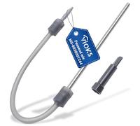VIOKS Tubo in silicone con raccordo di ricambio per tubo del latte Krups MS8030001244 MS-8030001244 tubo per aspirazione del latte - Macchina da caffè completamente automatica per Evidence One EA895