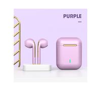 (Viola) Auricolari wireless TWS Bluetooth con microfono, impermeabili, cuffie stereo HiFi per Apple