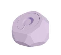 (Viola) Base in silicone per ricarica wireless 2 in 1 a forma di diamante
