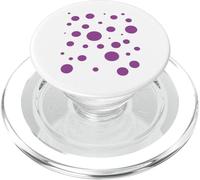 Viola Bubble Dalmata Cerchio Divertimento Astratto Halloween PopSockets PopGrip per MagSafe