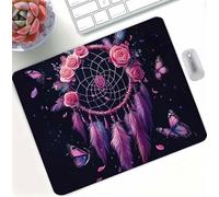Viola Cacciatore di sogni Tappetino Mouse Gaming Professionale, Mouse Pad per Gioco ad Alta Precisione con Base in Gomma Antiscivolo, Gaming Anti-Sfilacciamento, Scorrimento Facile 470x350x3mm d0d-348