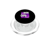 Viola Colore Hustle Ain't So Crazy Viola Grafica PopSockets PopGrip per MagSafe