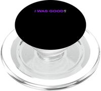 Viola Colore I Was Good At It Grafica Viola PopSockets PopGrip per MagSafe