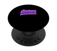 Viola Colore Privileged-X3 Viola Grafica PopSockets PopGrip Adesivo