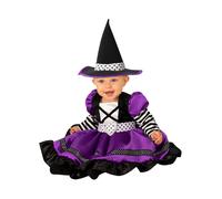 Viola e Nero Strega Costume Bambini Streghe Costume Halloween Completo