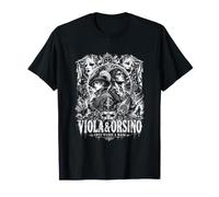 Viola E Orsino Amore Indossa Una Maschera Shakespeare Maglietta