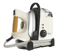 VIOLA Espresso Ferro da Stiro a Vapore con Caldaia in Acciaio da 3,5 Bar, Stira a Secco, Stiratura Verticale, Design italiano Brevettato, Ferro Professionale, Stirare Facile, Compatto, Stirella Beige