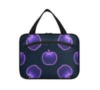 Viola Fluorescente Neon Personalizzato Appeso Borsa da Viaggio per gli Uomini con Gancio, Designer Unisex Borse da toilette per le Donne Must Haves Cruises envase para Perfume de L