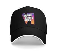 Viola Giallo Stile GTA 6 Lettere 2025 Game VI Cappellini da Baseball da Donna per Uomo Berretto con Visiera di Fascia Alta Cappello Sportivo Femminile Dad Hat