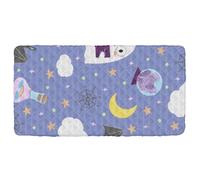 Viola Hallowmas All Saints' Day modello bambino materasso ad aria morbido e confortevole lenzuolo per lettino per mini culla materasso per bambini materasso da viaggio 127 x 63 cm (lenzuolo, letto non