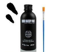 VIOLA HOUSE Face Body Paint, 6 pezzi Pittura per il corpo e il viso, pittura per il corpo verde e blu, trucco di Natale, pittura per il corpo, pittura per il viso Halloween Christmas Gift. (Nero)
