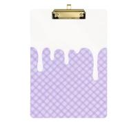 Viola Ice Cream Plaid A Quadri A4 Cool Appunti Appunti Ingegnere Impermeabile per Forniture di Classe per Insegnanti Scuola Superiore Dimensioni 9 x 12