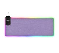 Viola Lino Texture Wireless Ricarica Incandescente Animale Pad per scrivania gaming animale pad mat mousepad per scrivania cool viaggio 80x30 cm