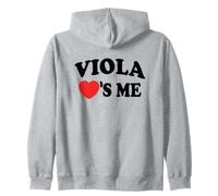 Viola Loves Me Retro Name Felpa con Cappuccio